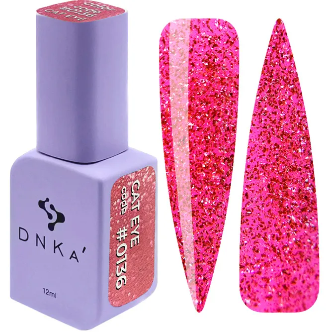 DNKa  Gel Polish Cat Eye Гель-лак з ефектом котячого ока, 12 мл №0136/009 HEMA/TPO Free